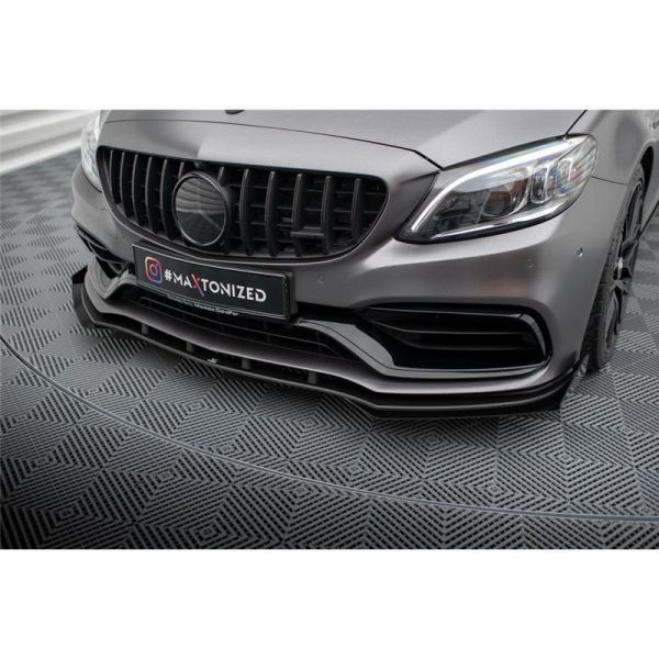 Spoiler sottoparaurti anteriore Street Pro + flaps Mercedes AMG C63 W205 2018-2021