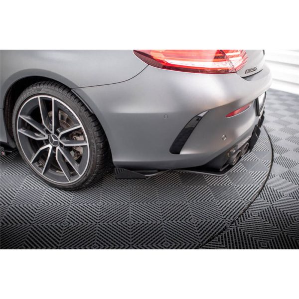 Sottoparaurti laterali posteriori Street Pro + flaps Mercedes AMG C43 C205 2018-2022