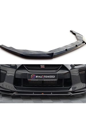 Sottoparaurti splitter anteriore V.2 Nissan GTR R35 2016-2022