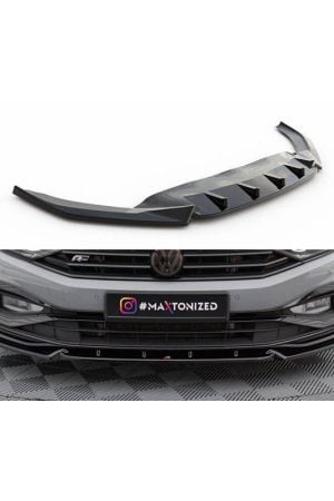 Sottoparaurti splitter anteriore V.1 Volkswagen Passat B8 R-Line 2019-