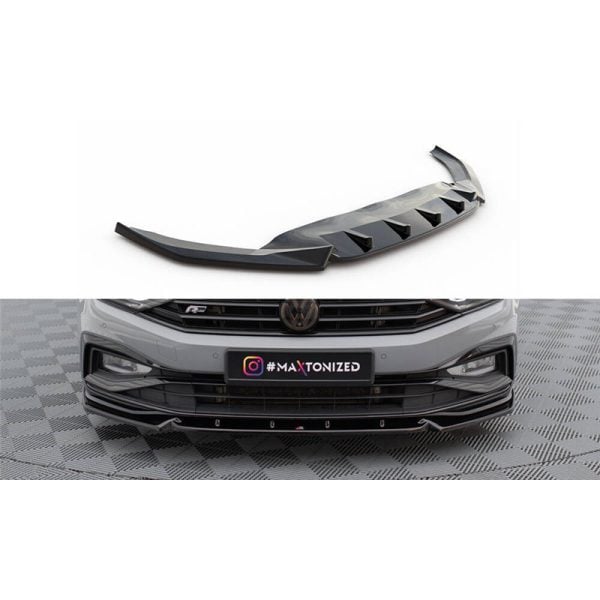 Sottoparaurti splitter anteriore V.1 Volkswagen Passat B8 R-Line 2019-