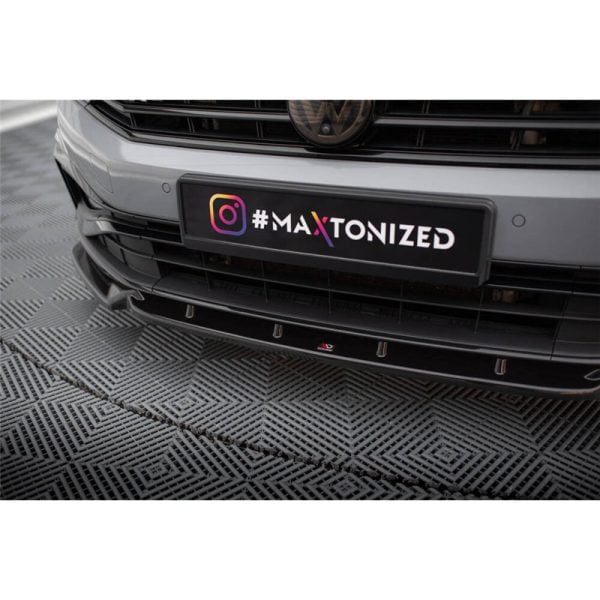 Sottoparaurti splitter anteriore V.1 Volkswagen Passat B8 R-Line 2019-