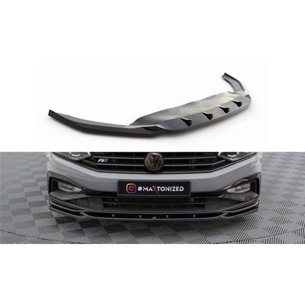 Sottoparaurti splitter anteriore V.2 Volkswagen Passat B8 R-Line 2019-