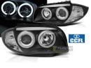 Fari Angel Eyes CCFL BMW Serie 1 E87 E81 E82 E88 04-11 Neri