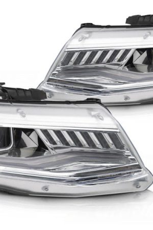 Coppia di fari Xeno con DTS Chevrolet Camaro 16-18 Chrome