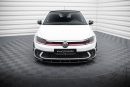 Sottoparaurti splitter anteriore V.1 Volkswagen Polo GTI Mk6 Facelift 2021-