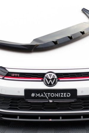 Sottoparaurti splitter anteriore V.2 Volkswagen Polo GTI Mk6 Facelift 2021-