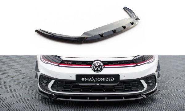 Sottoparaurti splitter anteriore V.2 Volkswagen Polo GTI Mk6 Facelift 2021-