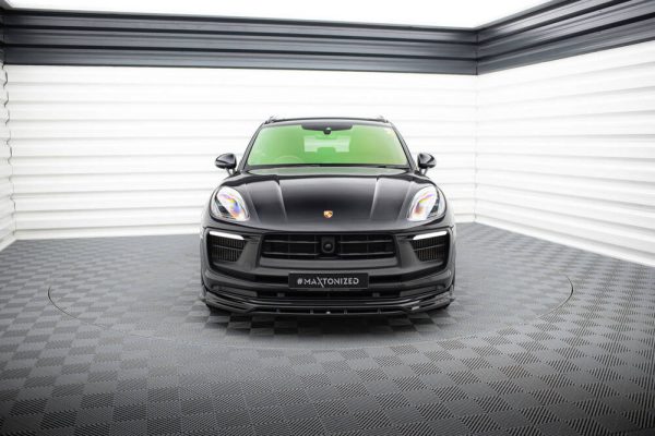 Sottoparaurti splitter anteriore Porsche Macan GTS Mk1 Facelift 2018-2021