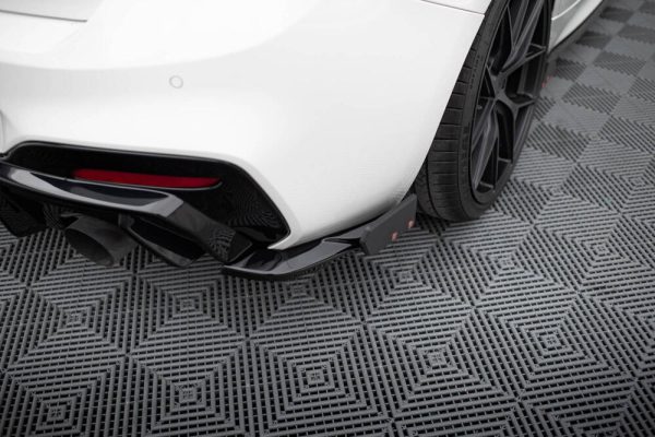 Sottoparaurti splitter laterali posteriori V.5 + Flaps BMW 1 M-Pack / M140i F20 Facelift 15-19