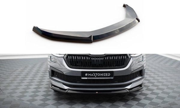 Sottoparaurti splitter anteriore V.1 Skoda Kodiaq Mk1 Sportline 2021-2023