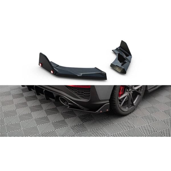 Sottoparaurti laterali posteriori + Flaps V.4 Hyundai I30 N MK3 2020-