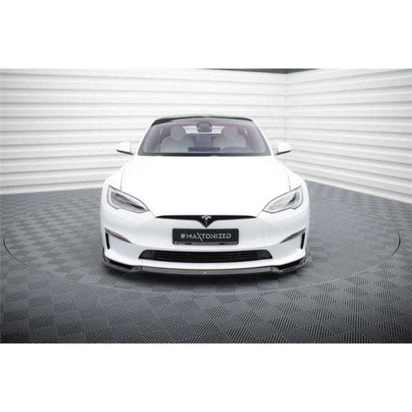 Sottoparaurti anteriore V.2 Tesla Model S Plaid Mk1 Facelift 2021-