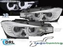 Fari Type U LED DRL vera luce diurna BMW F30-F31 11-15 Cromati