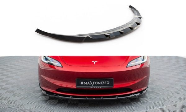 Sottoparaurti splitter anteriore V.1 Tesla Model 3 Project Highland 2023-