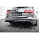 Sottoparaurti estrattore posteriore V.2 Audi S6 / A6 S-Line / A6 C7 FL 2014-2017