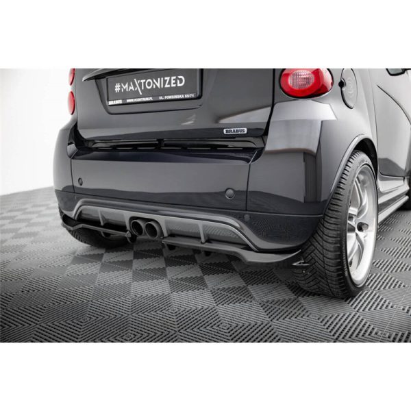 Sottoparaurti diffusore posteriore Smart Brabus Fortwo C451 Facelift 2012-2014