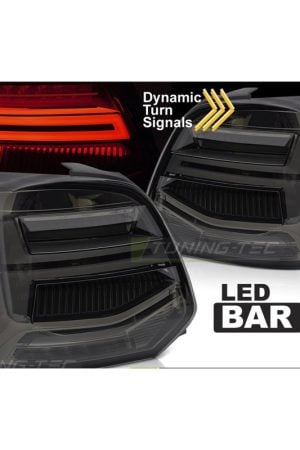 Coppia fari Led Bar e DTS posteriori Volkswagen Polo 2009-2017 Fume