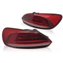 Coppia fari Led Bar posteriori Volkswagen Scirocco 2008-2014 Rossi