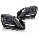 Fari anteriori Full LED e DTS per Mercedes Classe C W205 2014-2021 Neri