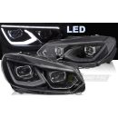 Fari anteriori Full LED per Volkswagen Golf 6 2008-2013 Neri