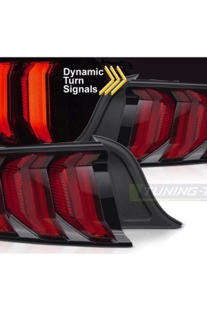 Coppia fari Led e DTS posteriori Ford Mustang 2014-2022 Rossi