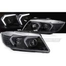 Coppia di fari con Led BMW E90 / E91 2005-2008 Neri