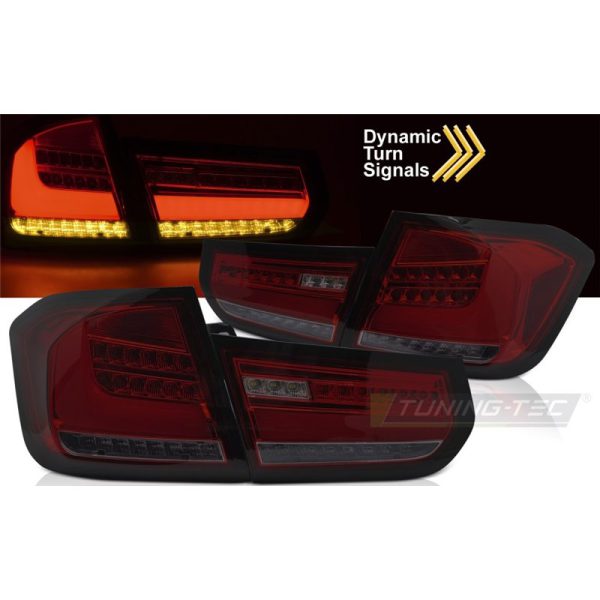 Coppia fari Led Bar e DTS posteriori BMW F30 2011-2015 Rossi Fume