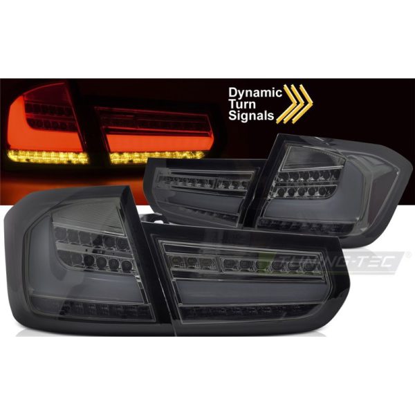 Coppia fari Led Bar e DTS posteriori BMW F30 2011-2015 Fume