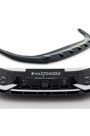 Sottoparaurti splitter anteriore V.2 Volkswagen Golf GTI / GTE / R-Line Mk8 2024-