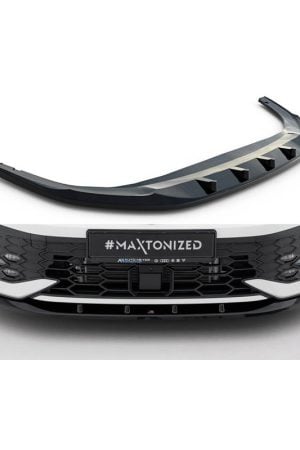 Sottoparaurti splitter anteriore V.5 Volkswagen Golf GTI / GTE / R-Line Mk8 2024-