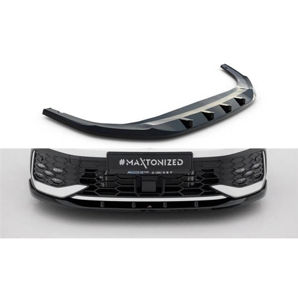 Sottoparaurti splitter anteriore V.5 Volkswagen Golf GTI / GTE / R-Line Mk8 2024-