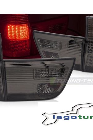 Coppia fari Led posteriori BMW X5 E53 1999-2003 Fume