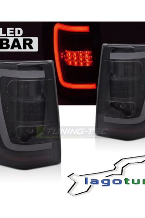 Coppia fari Led Bar posteriori Chrysler Jeep Gran Cherokee 1999-2005 Fume