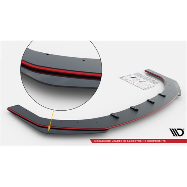 Sottoparaurti anteriore Street Pro + Flaps Volkswagen Polo GTI Mk6 2021-