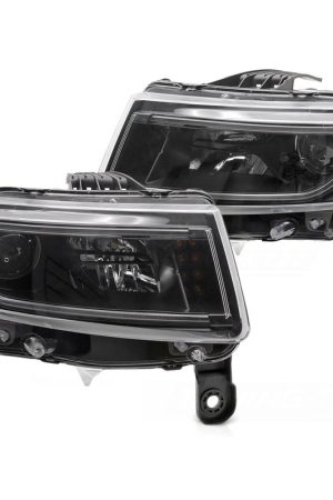 Fari anteriori Tube light Chrysler Jeep Grand Cherokee WK2 2014-2016 Neri