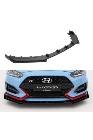 Sottoparaurti anteriore Street Pro + Flaps Hyundai Veloster N Mk2 2018-2022