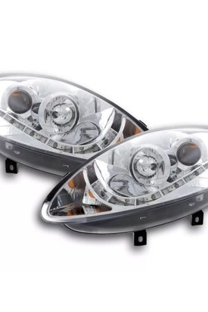 Coppia di fari a Led vera luce diurna DRL Fiat Bravo II 07 Chrome