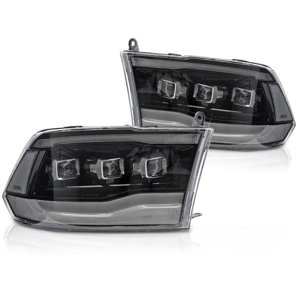 Fari anteriori LED e DTS per Dodge Ram 1500 2009-2018