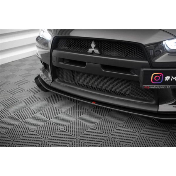 Sottoparaurti anteriore Street Pro + Flaps Mitsubishi Lancer EVO X 2007-2015