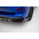 Sottoparaurti estrattore in carbonio BMW X5 M-Pack G05 Restyling 2023-