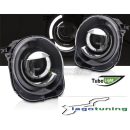 Fari anteriori Tube light Jeep Renegade 2014- Neri