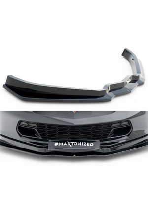 Sottoparaurti splitter anteriore V.1 Chevrolet Corvette C7 2013-2019