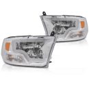 Fari anteriori Led Dodge Ram 2009-2018 Chrome