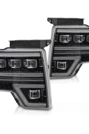 Fari Full Led e DTS Ford F150 MK12 2008-2014 Neri