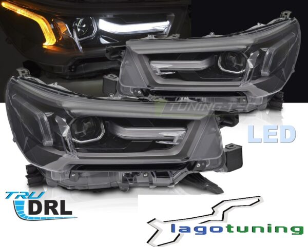 Fari Full Led Toyota Hilux 2020- Neri