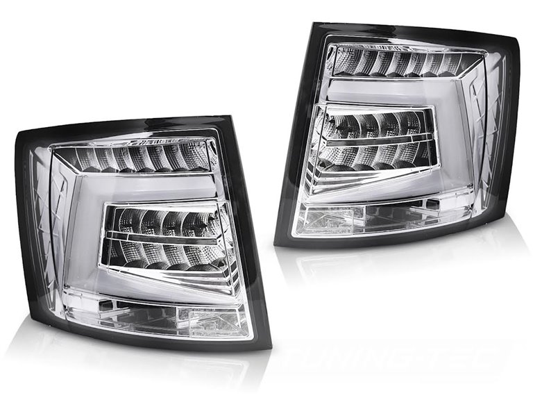 Coppia fari Led Bar e DTS posteriori Skoda Octavia III SW 2016-2020 Chrome